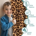 thumbnail image 3 of Blackout Kids Curtains,Brown and Black Leopard Print Childrens Insulated Curtains Set Of 2,Bedroom Essentials,Toddler Room Decor 52"x84", 3 of 5