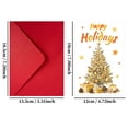 thumbnail image 2 of asddcavvf Festive Holiday Greeting Card with Envelope for Celebrations and Seasonal Wishes for Family and Colleagues Greetings Cards Message Cards Uncle Birthday, 2 of 4