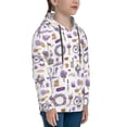 thumbnail image 3 of Daiia Lavender Flowers for Boys Fashion Hoodies & Sweatshirts with Kangaroo Pocket,Hooded Sweatshirt for Kid, Breathable& Moisture Wicking-Medium, 3 of 6