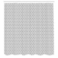 thumbnail image 2 of Ambesonne Retro Shower Curtain, Simplistic Floral Shapes Art, 69"Wx84"L, Charcoal Grey and White, 2 of 4