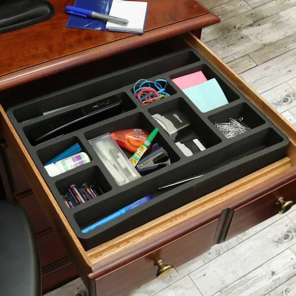 Polar Whale Desk Drawer Organizer Tray NonSlip Waterproof Insert for