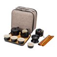 thumbnail image 2 of Juego de de viaje portátil de cerámica, juego de chino Juego de tetera de cerámica hecha a mano tazas de , tetera, colador de , bandeja de y bolsa de viaje Baoblaze Copas de Kung Fu, 2 of 8