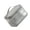 1-Grey, variant on Large Capacity Breathable meshes Makeup Bag Two Compartments Portable Toiletry Bags Gym Vacation Daily Use