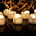 thumbnail image 3 of 3 Velas LED Eléctricas Que Parpadean Sin Llama Tea Light Party Decor Warm White C 3 piezas Baoblaze Velas de té eléctricas, 3 of 8