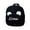 Black, variant on Plush Backpack with Bear Ears, Cute Fuzzy Backpack for Women, Lightweight Mini Backpack for Casual Use