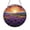 Acrylic 3.5 Inch, variant on Lavender Meadow Window Hanging Decor, Stained Glass Style Botanical Sunset Suncatcher, Decorative Glass Panel for Windows