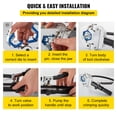 thumbnail image 3 of KFFKFF Hydra-Krimp 71500, Hand-Operated AC Hose Crimper Kit, Manual Air Conditioning Repair Tool, Includes Hydraulic Crimping Tool and 7 Dies for Various Hose Fittings, 3 of 9
