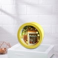 thumbnail image 3 of de madera con muebles, regalo elegante, juego de construcción artesanal hecho a mano, casa pequeña Amarillo Zulema Casa de muñecas en miniatura, 3 of 7