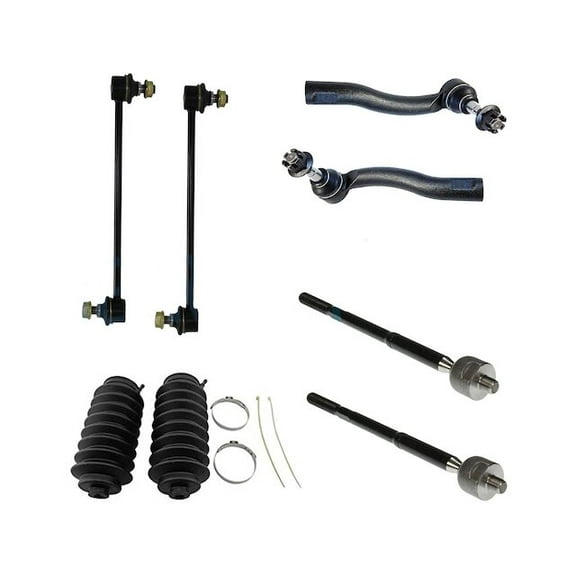 Front Sway Bar Link and Tie Rod End Kit - Compatible with 2004 - 2009 Toyota Prius 2005 2006 2007 2008