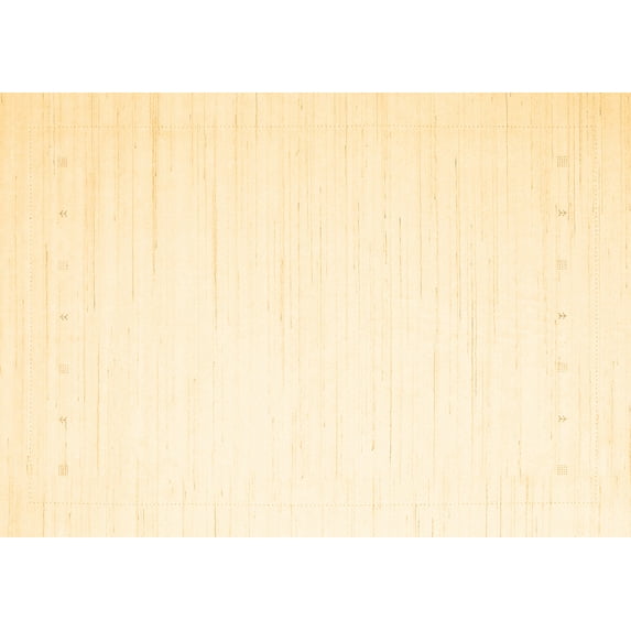 Ahgly Company Indoor Rectangle Solid Brown Modern Area Rugs, 2' x 4'
