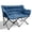 Blue, variant on RELAX FIELD Double Camping Chair Heavy Duty Oversized Padded Loveseat for Adults 2 Person Outdoor Portable Camping Chairs