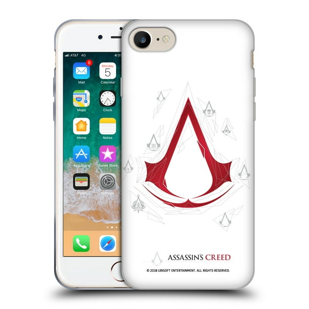 Head Case Licensed Assassin's Creed Legacy Logo Geometric White Soft Case Compatible with Apple iPhone 7 / 8 / SE 2020 & 2022 - Walmart.com