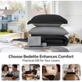 thumbnail image 6 of Queen Comforter Set 7 Pieces Bed in A Bag - Soft Microfiber Reversible Black Bed Set with Comforters, Sheets, Pillowcases & Shams, 6 of 6