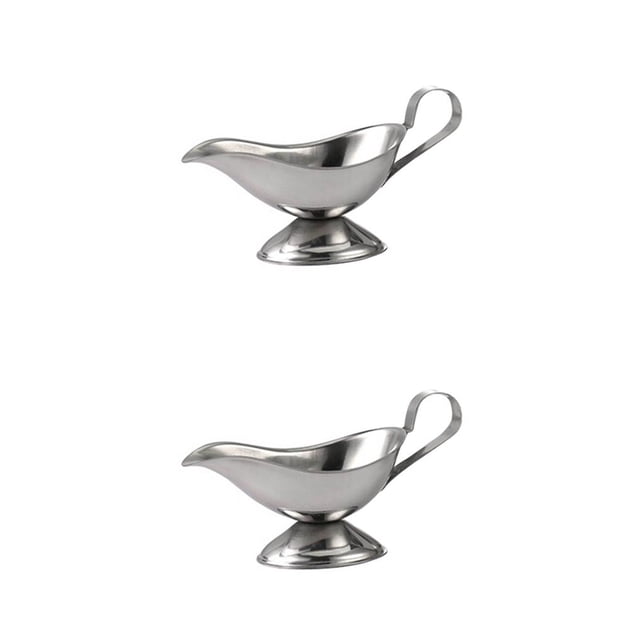 Inteprter Recipiente de acero inoxidable para salsa, para verter condimentos, salsa de pimienta de soja, de cocina, suministros de Type1 NO1