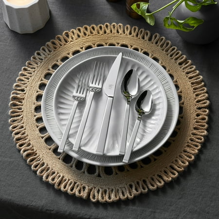 ZWILLING - Henckels Squared 45-pc 18/10 Stainless Steel Flatware Set - Stainless Steel