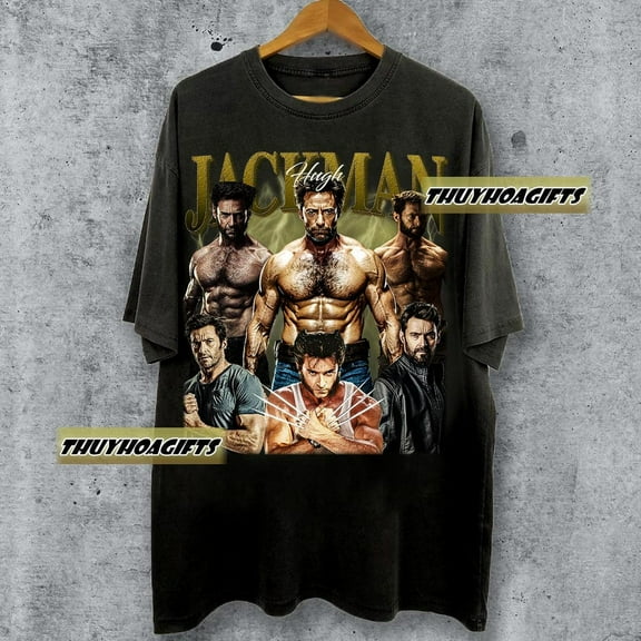 Limited Hugh Jackman Vintage 90s Bootleg T-shirt, Retro TV series Gifts For Man And Women Unisex Shirt