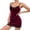 Red, variant on Elegant Women's Kimono Robe Lace Lingerie Nightgown with Mesh Chemise Cover Up for Sleepwear