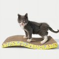 thumbnail image 3 of Corrugated Cat Scratching Board S/M Wave Rectangular Cat Scratcher Pad For Stress Relief Cat Toy, 3 of 14