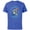 Royal Heather, variant on Disney Donald Duck Sportsman Father's Day - Short Sleeve Cotton T-Shirt for Adults - Customized-White