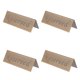 thumbnail image 1 of 4x Tarjeta de Muestra de Reservada de material acero Inoxidable Bar de Bodas Cafe, 1 of 9