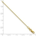 thumbnail image 2 of 14k Solid Yellow Gold 1.2mm Bead Chain Necklace Chain Necklace for Women and Men - 2.7 Grams, 2 of 2