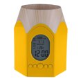 thumbnail image 2 of Calendario digital Reloj LCD Escritorio Papelería Portalápices Amarillo Zulema Taza del sostenedor de la pluma, 2 of 8