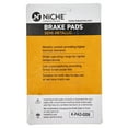 thumbnail image 2 of Niche Rear Brake Pad for Semi-Metallic Polaris RMK 800 Snowmobile 2 Pack 519-KPA2428D, 2 of 5