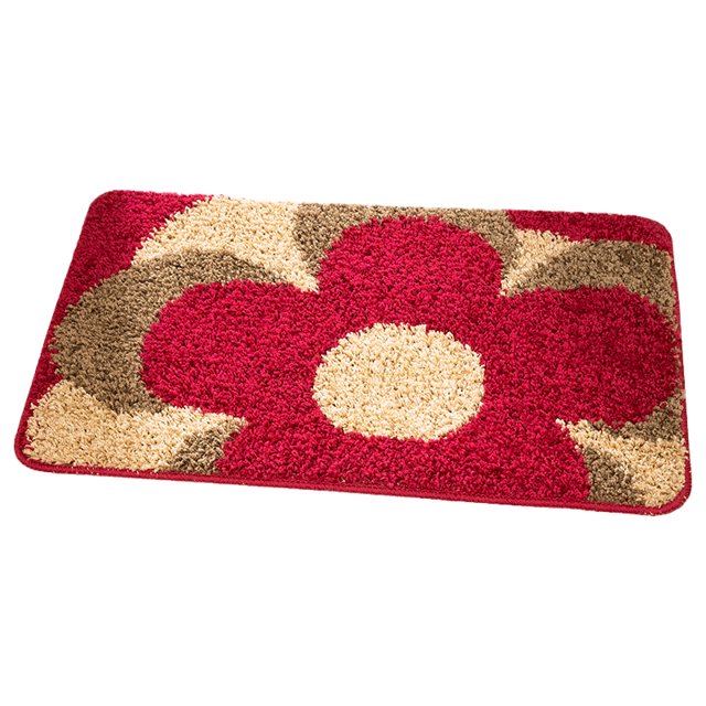 Felpudo para interiores, felpudo antideslizante mejorado, felpudo de bienvenida para el hogar, suelo, baño (16 x 24 / 40 x 60 cm, estilo flor)