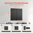thumbnail image 4 of KFFKFF Metal Pegboard Panels, 24" x 12", Set of 2, Durable Steel Wall Organizer for Tools, Garage, Office, Kitchen, and Craft Room, Black, 4 of 8