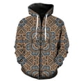 thumbnail image 1 of Sudadera con capucha y cremallera de estilo nacional retro para hombre, de manga larga, informal, unisex, con capucha, para primavera, para adolescentes, divertida, estilo Harajuku, hip hop, genial., 1 of 6