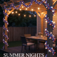 thumbnail image 6 of Tumao 33FT 5Pcs 4th of July Garland Red White and Blue Patrioic Star Metallic Tinsel Garland for Independence Day Memorial Day and Veterans Day Decorations, 6 of 9