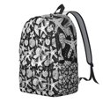 thumbnail image 5 of Tropical Nautical Marine Travel Backpack Lightweight Canvas Bookbag with Ocean and Coral Pattern Comfortable Carrying Anti-theft Features Large Capacity for Outdoor Activities and Short-Term Travel, 5 of 5