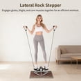 thumbnail image 2 of Lateral Rocking Fitness Stepper, Side-to-Side Mini Stepper with LCD Counter, Low-Impact Home Cardio Lateral Steppers Machine for Legs Glutes Core, Compact Portable Under-Desk Workout, No Assembly, 2 of 6