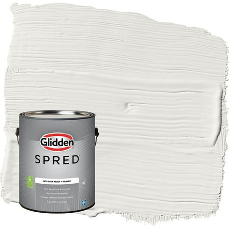 Glidden Spred Willow Springs / White Eggshell Interior Paint with Primer, 1 Gallon