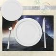 thumbnail image 3 of Ambesonne Galaxy Place Mats Set of 4, Science Fiction Nature, Standard Size, Purple Black Orange, 3 of 6