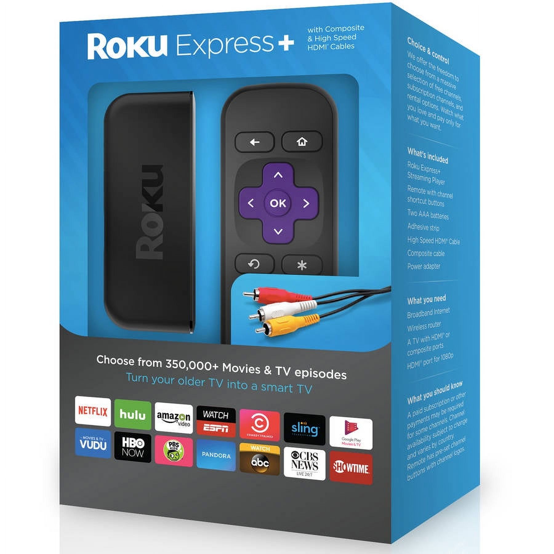 Roku Express+ Streaming Media Players (2016 Model) - image 3 of 9