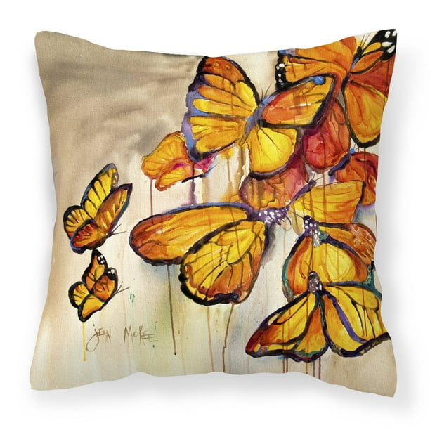 Butterflies Fabric Decorative Pillow