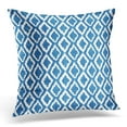 thumbnail image 1 of EREHome Blue Abstract Watercolor Diamond Modern Pattern Colorful Batik Pillow Case Pillow Cover 20x20 inch, 1 of 1