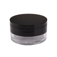 thumbnail image 1 of Wweixi Powder Box Empty Case Makeup Tool Exquisite Multifunctional Glass Multicolored Sweet Gift Long-lasting Lady Accessories Black, 1 of 6