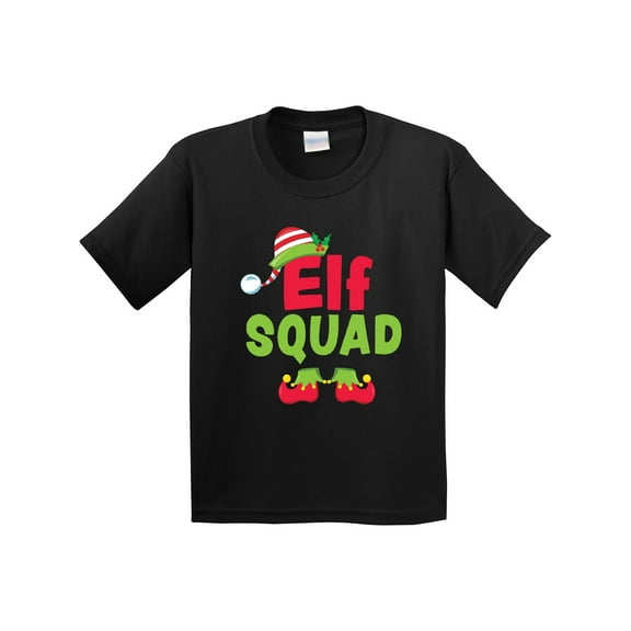 Inktastic Christmas Elf Squad Youth T-Shirt