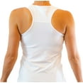 thumbnail image 2 of Faye+Florie Piped Racer Tennis Shirt (White/White, Medium), 2 of 3