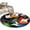 Black, variant on Round Area Rugs Collection 3 Ft, Guitar Non-Slip Residential Carpet, Cartoon Modern Colorful Guitars Indoor Crawling Mats Doormat Runner Rugs Play Mat for Bedroom