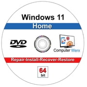MS-OEM-Computer Werx: Windows 11 Home Full Version, 64 Bit (PC Disc Key) 1 User