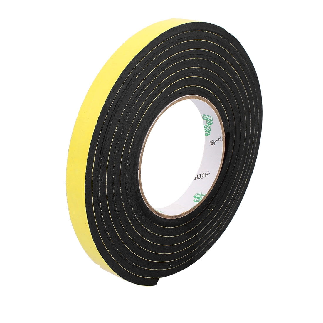 Unique Bargains 2Pcs 15mm x 5mm Single Sided Self Adhesive Shockproof Sponge Foam Tape