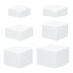 thumbnail image 4 of 6 cajas de exhibición en forma de cubo, para decoración de buffet, centro de mesa de postres Estilo B, 4 of 9