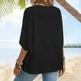 thumbnail image 5 of Open Front Cardigans for Women Lightweight Kimono Short Sleeve Casual Draped Crop Cardigan Summer Cover Up Outwear Black, S, 5 of 7