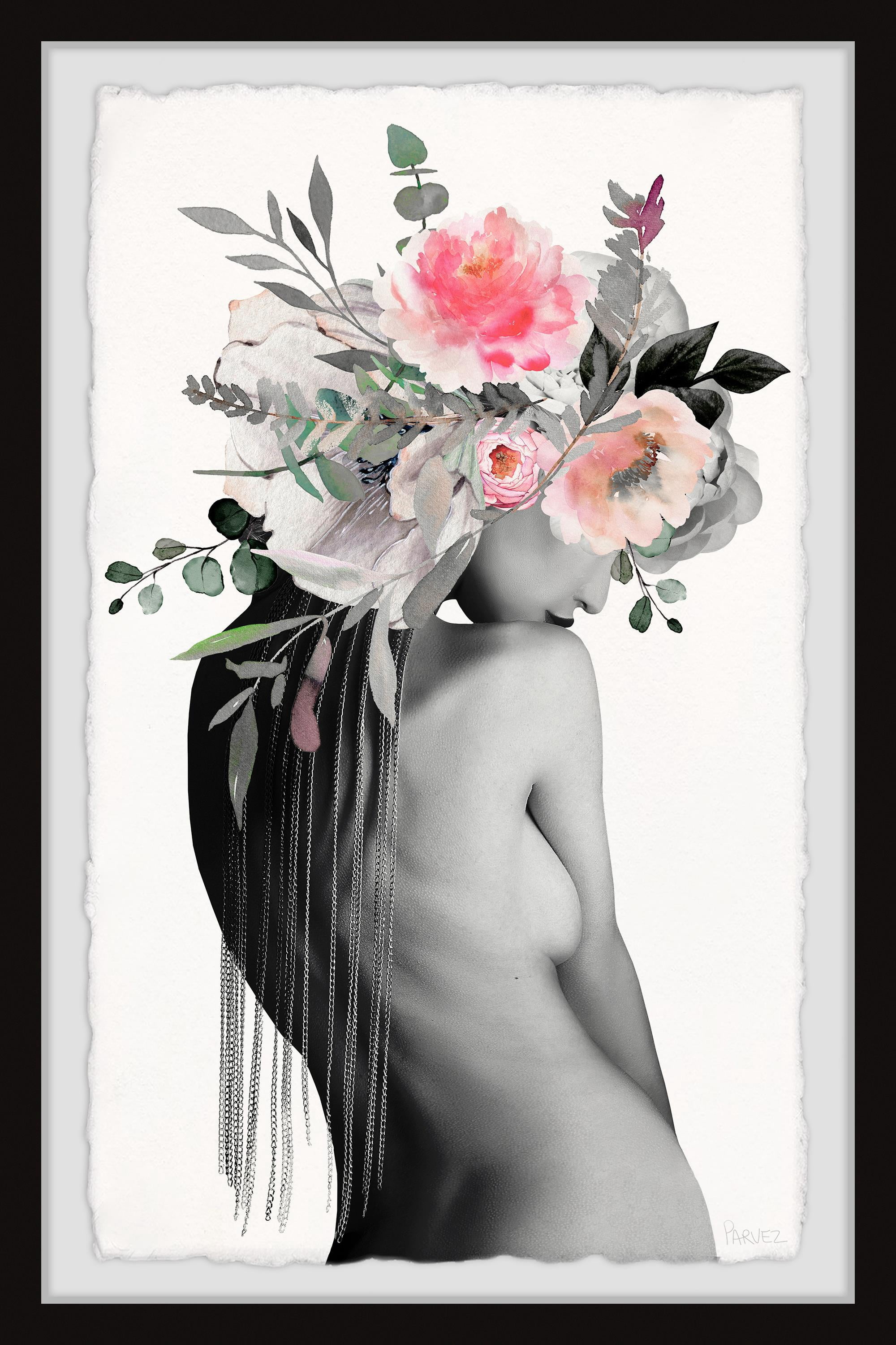 Parvez Taj Flower Veil Framed Wall Art