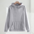 thumbnail image 2 of UACY Girls Boys Athletic Matching Sets Sweatsuit 2 Piece Tracksuit Jogging Suits Hooded Sweatshirt and Jogger Sweatpants Sweat Set (Grey, 15-16 Years), 2 of 9