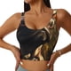 thumbnail image 1 of Fotbe Pug Wearing Sunglasses Flowers Sujetador Deportivo Largo sin Aros para Mujer con Almohadillas y Soporte Medio, Transpirable y Absorbente, Camiseta Tipo Chaleco o Tank Top-XX-Large, 1 of 8