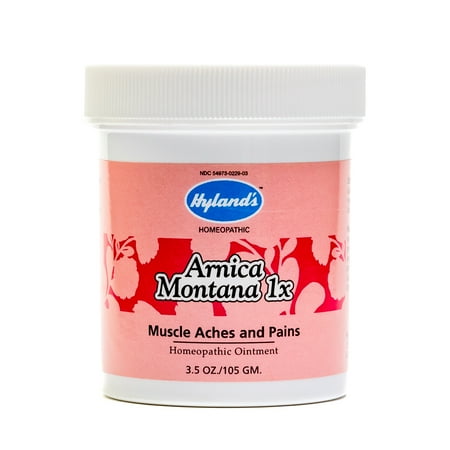 Hyland's Arnica Montana Pommade, Soulagement naturel de Maux Muscle, Gonflement, Ecchymoses et douleurs, 3,5 Onces